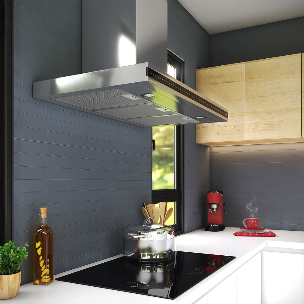 Coifa de Parede Mueller 90cm Plana Inox MCF0190G1 – 127 Volts - Imagem 5