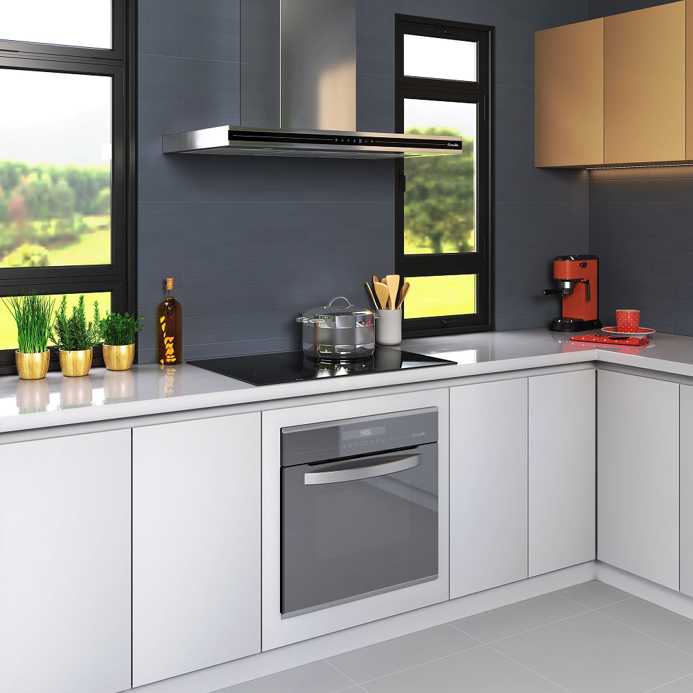 Coifa de Parede Mueller 90cm Plana Inox MCF0190G1 – 127 Volts - Imagem 8