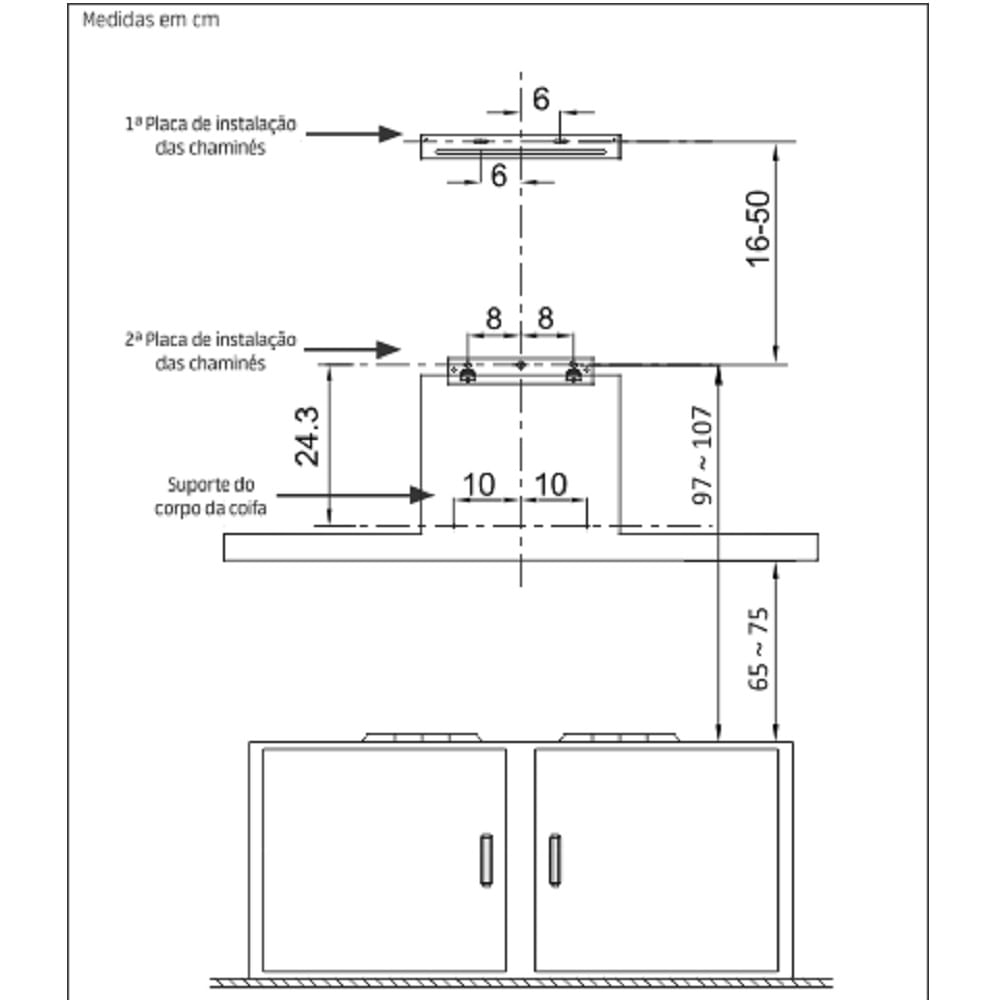 Coifa de Parede Mueller 90cm Plana Inox MCF0190G1 – 127 Volts - Imagem 9