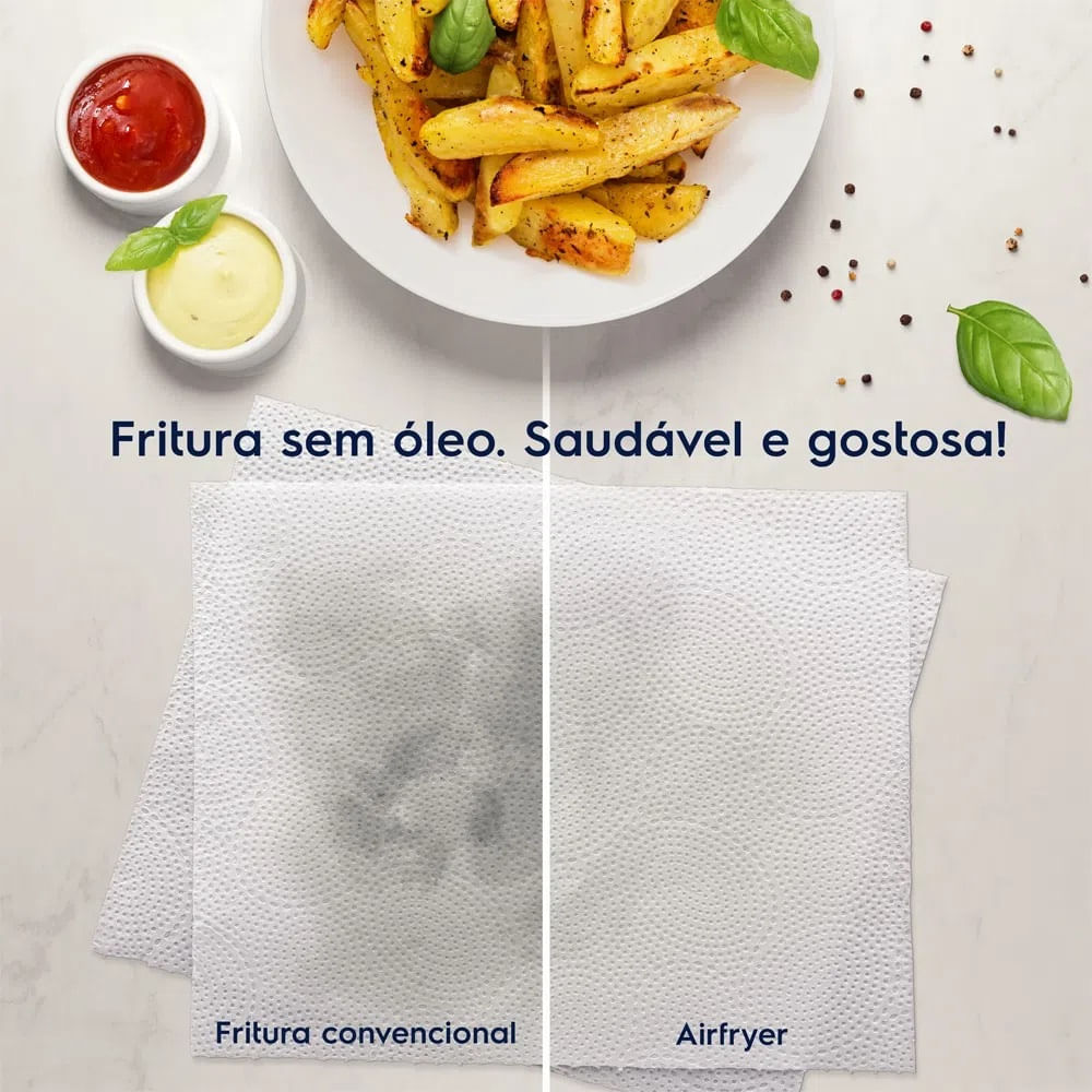Fritadeira Elétrica Air Fry Electrolux 3,2 Litros Preta EAF10 - 220 Volts - Imagem 7