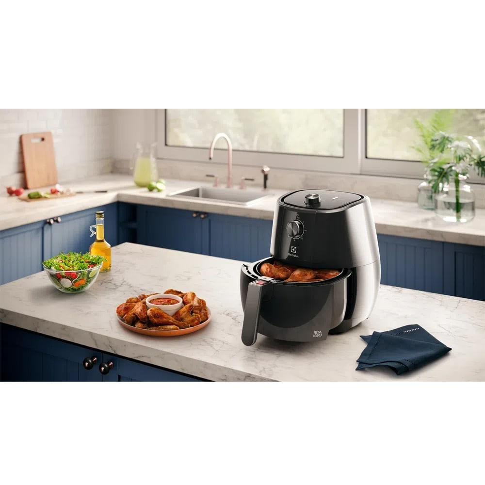 Fritadeira Elétrica Air Fry Electrolux 3,2 Litros Preta EAF10 - 220 Volts - Imagem 8