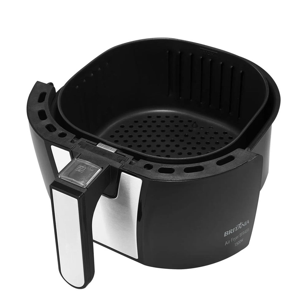 Fritadeira Elétrica Air Fry Britânia 4,35 Litros Preto e Inox BFR40PI - 220 Volts - Imagem 3