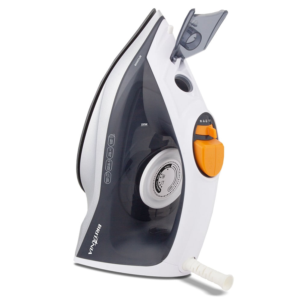 Ferro a Vapor Britânia Base Antiaderente Branco e Cinza BFV2000B – 127 Volts - Imagem 4