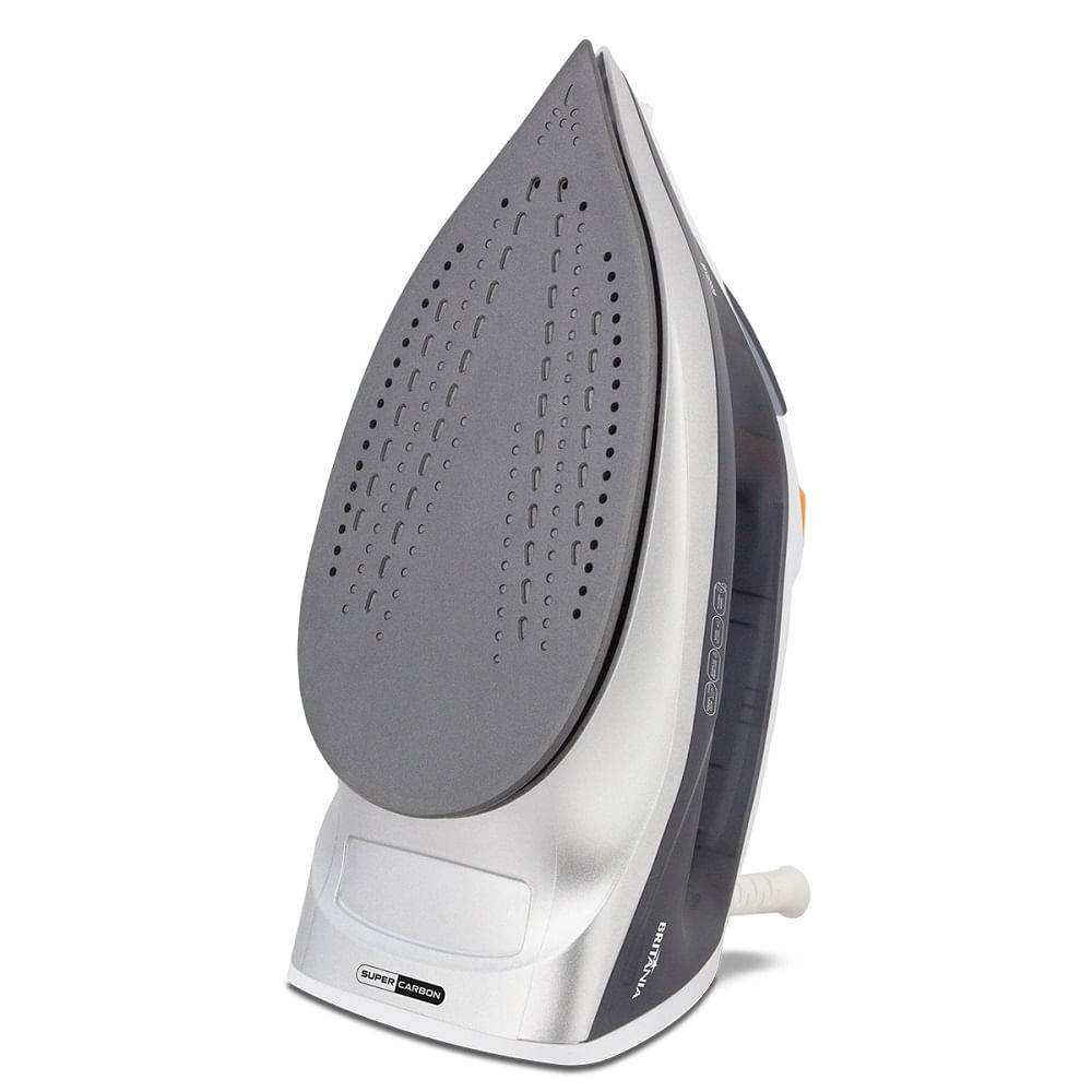 Ferro a Vapor Britânia Base Antiaderente Branco e Cinza BFV2000B – 127 Volts - Imagem 5