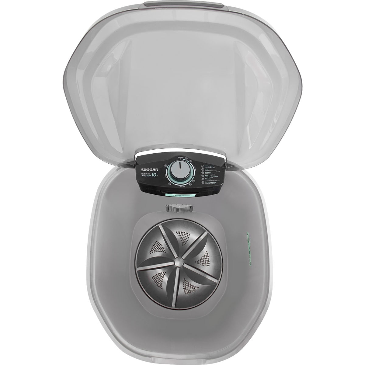 Lavadora de Roupas Suggar 10Kg Lavamax Neo Eco Prata LE1012PR – 220 Volts - Imagem 4
