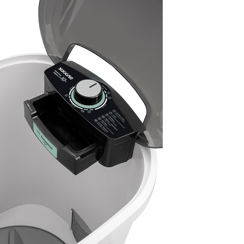 Lavadora de Roupas Suggar 10Kg Lavamax Neo Eco Branca LE1012BR – 220 Volts - Imagem 6