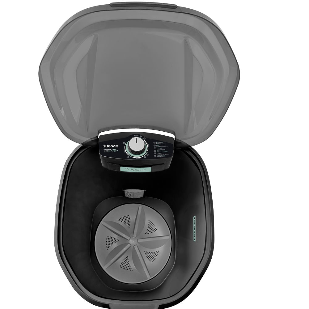 Lavadora de Roupas Suggar 10Kg Lavamax Neo Eco Preto LE1012PT – 220 Volts - Imagem 4