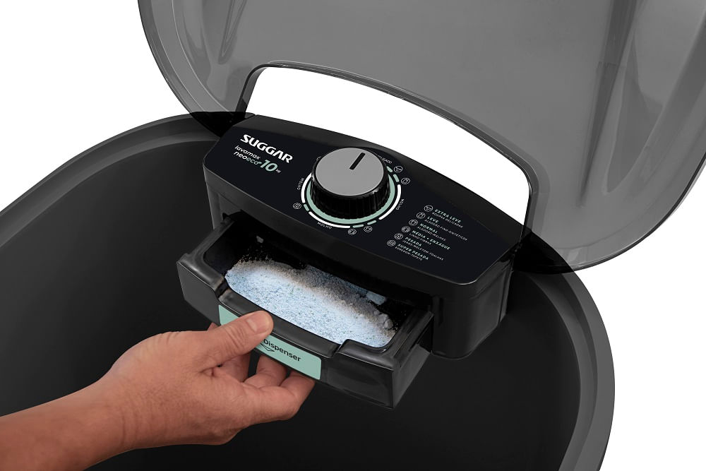Lavadora de Roupas Suggar 10Kg Lavamax Neo Eco Preto LE1012PT – 220 Volts - Imagem 8