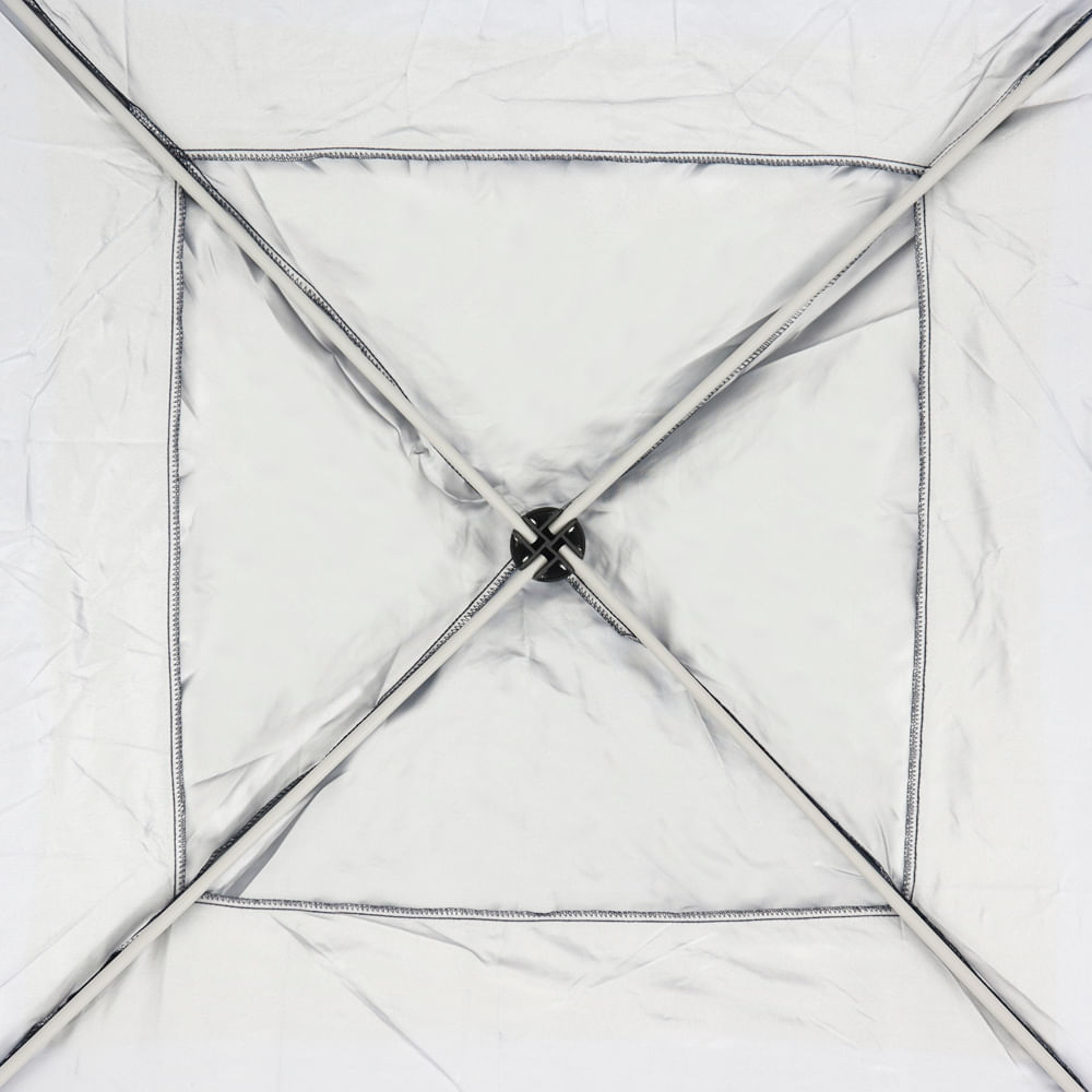 Tenda Gazebo Bel Alumínio Dobravel 3m x 3m Azul - Imagem 4