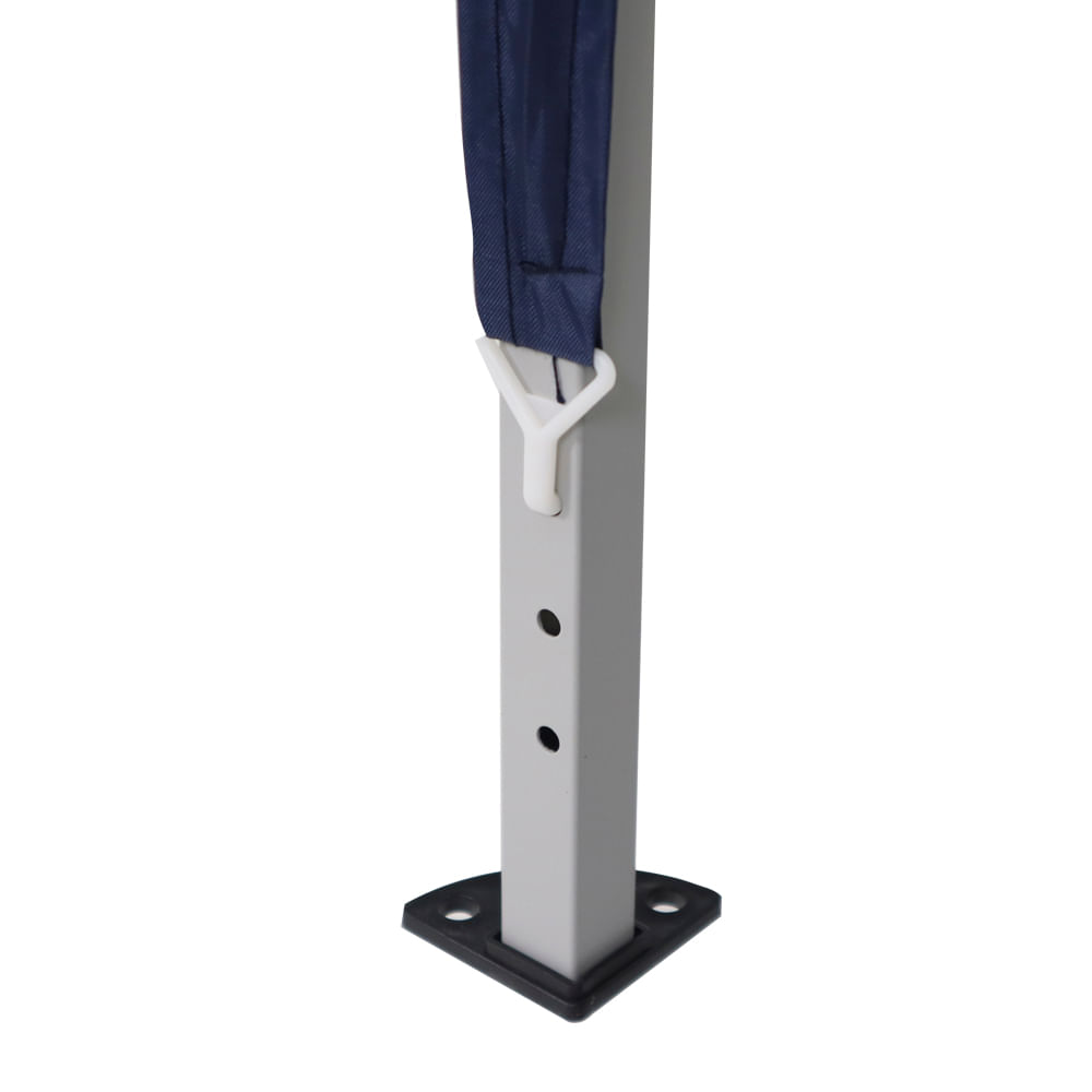 Tenda Gazebo Bel Alumínio Dobravel 3m x 3m Azul - Imagem 8
