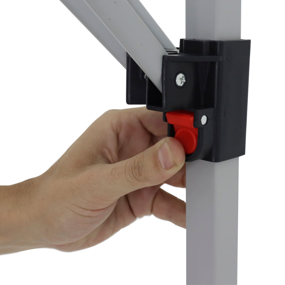 Tenda Gazebo Bel Alumínio Dobravel 3m x 3m Azul - Imagem 9