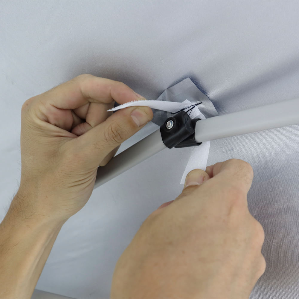 Tenda Gazebo Bel Alumínio Dobravel 3m x 3m Azul - Imagem 10