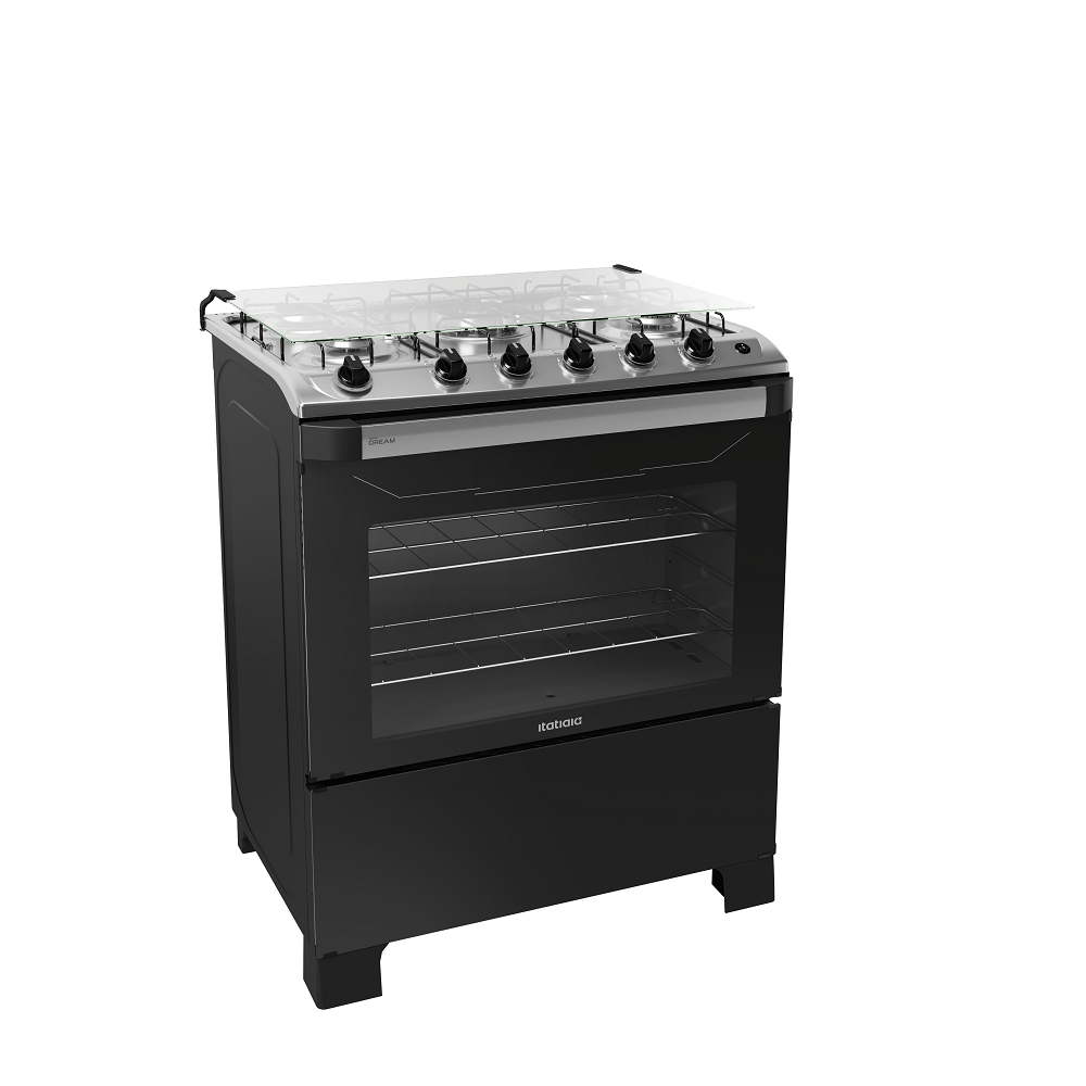 Fogão de Piso Itatiaia 5 Bocas New Dream Preto – Bivolt - Imagem 3