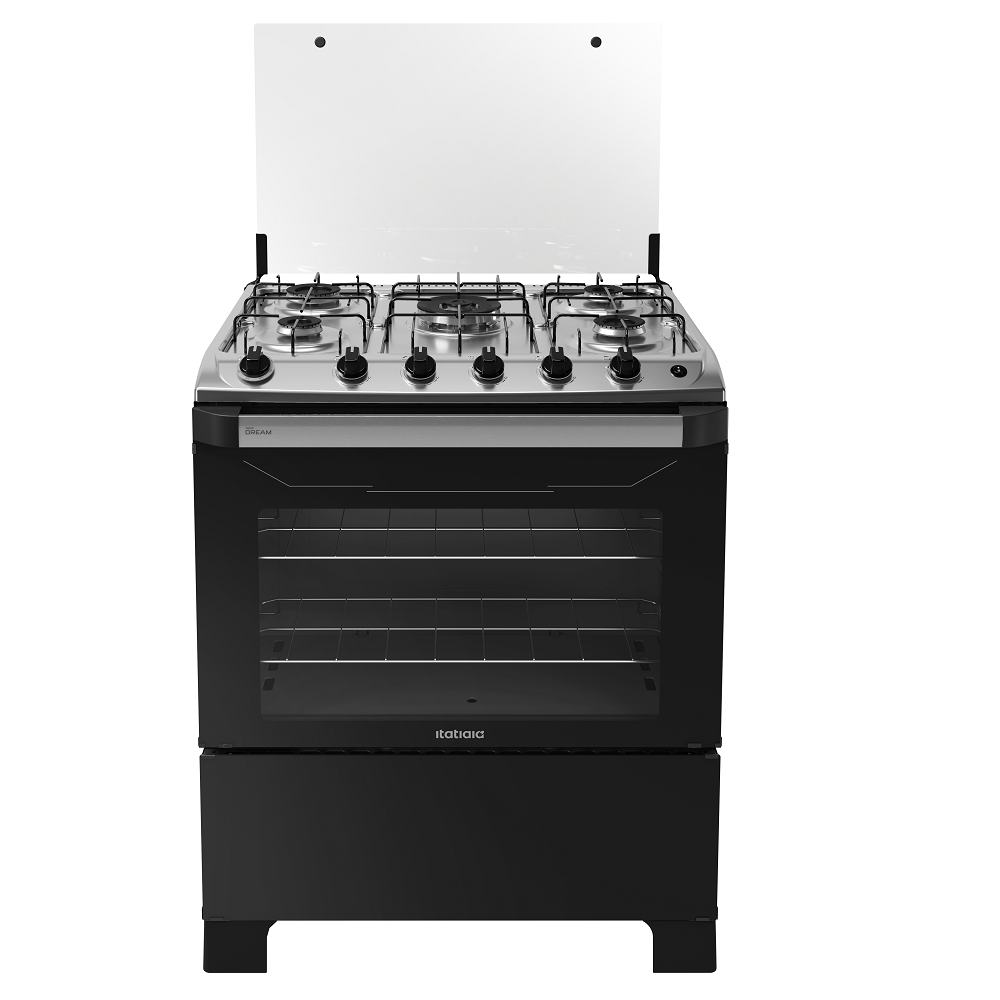 Fogão de Piso Itatiaia 5 Bocas New Dream Preto – Bivolt - Imagem 4