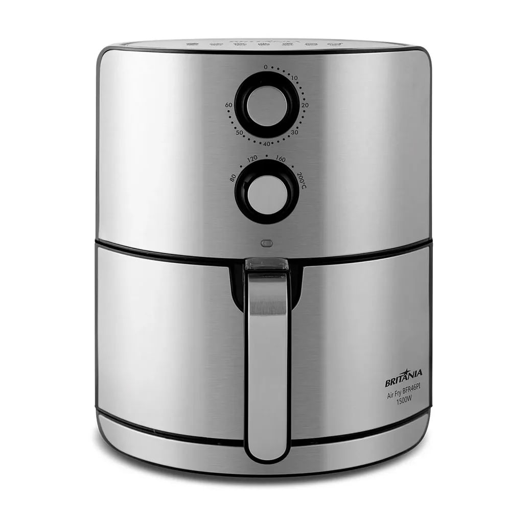 Fritadeira Elétrica Air Fry Britânia 4,6 Litros Inox BFR46PI - 127 Volts - Imagem 2