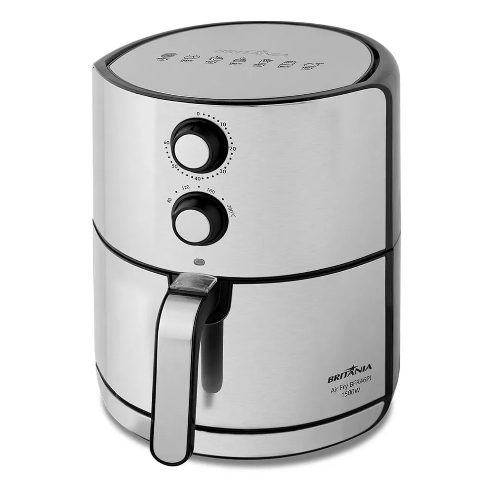 Fritadeira Elétrica Air Fry Britânia 4,6 Litros Inox BFR46PI - 127 Volts - Imagem 3