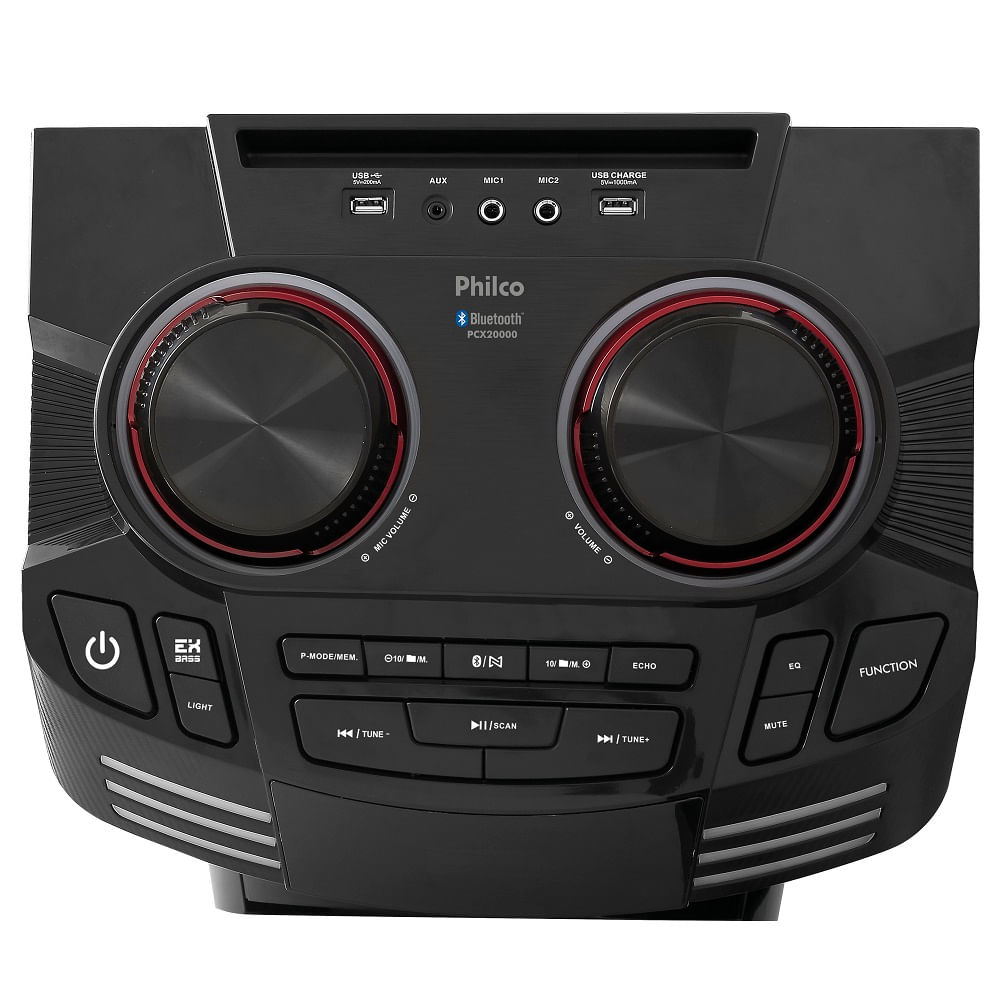 Caixa Acústica Philco Bluetooth Preta PCX20000 – Bivolt - Imagem 4