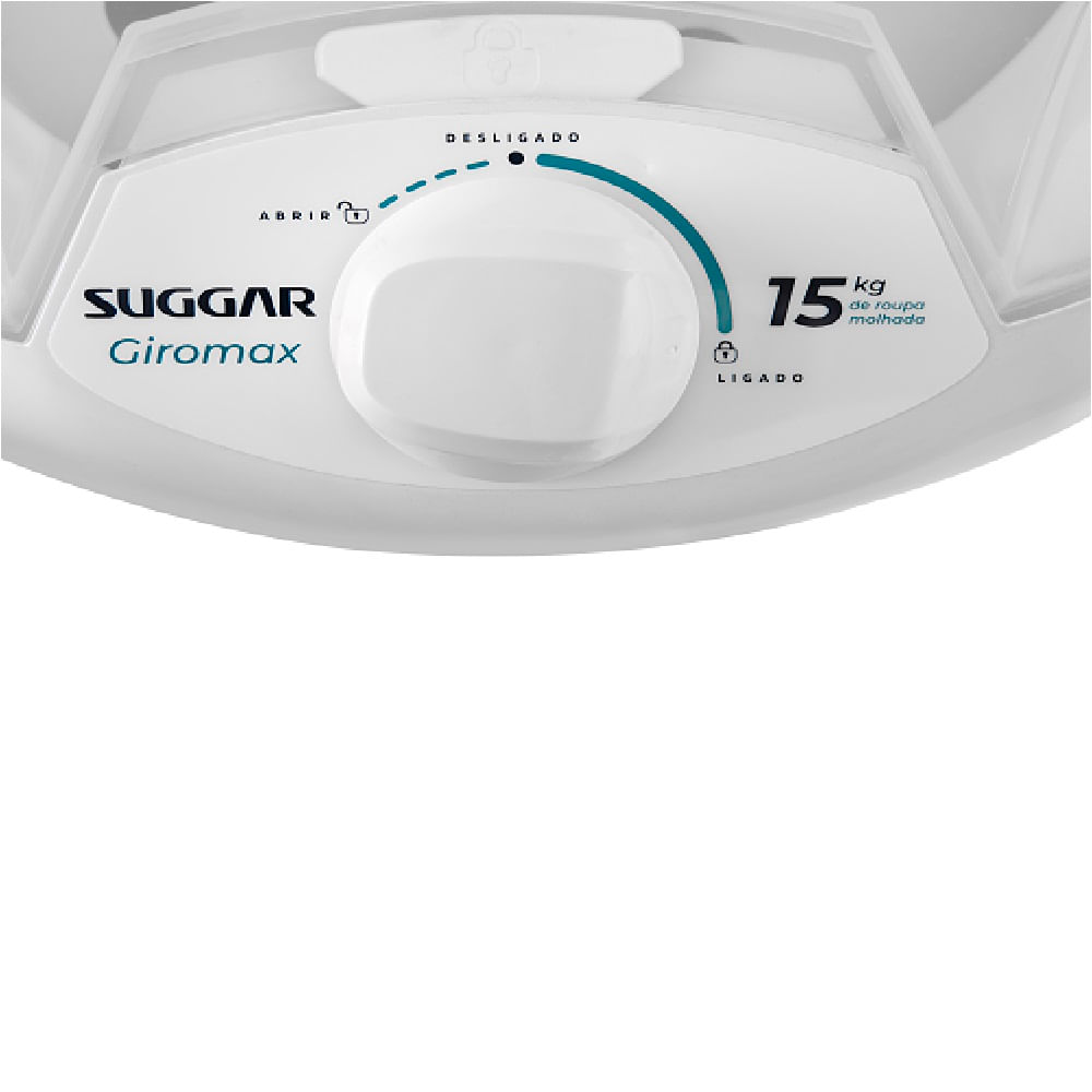 Centrífuga Suggar 15 Kg Branca CT1502BR – 220Volts - Imagem 3