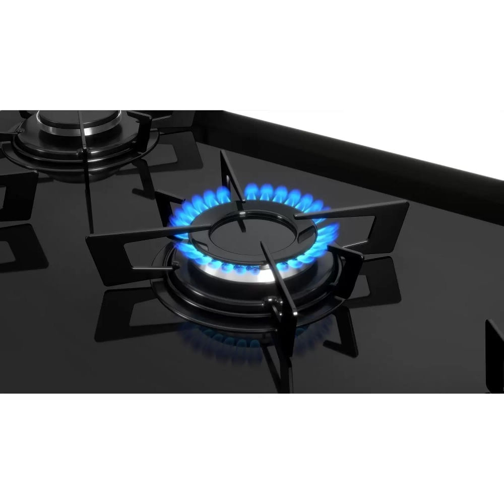 Fogão de Piso Itatiaia 5 Bocas com Mesa de Vidro Electra Glass New Branco – Bivolt - Imagem 4