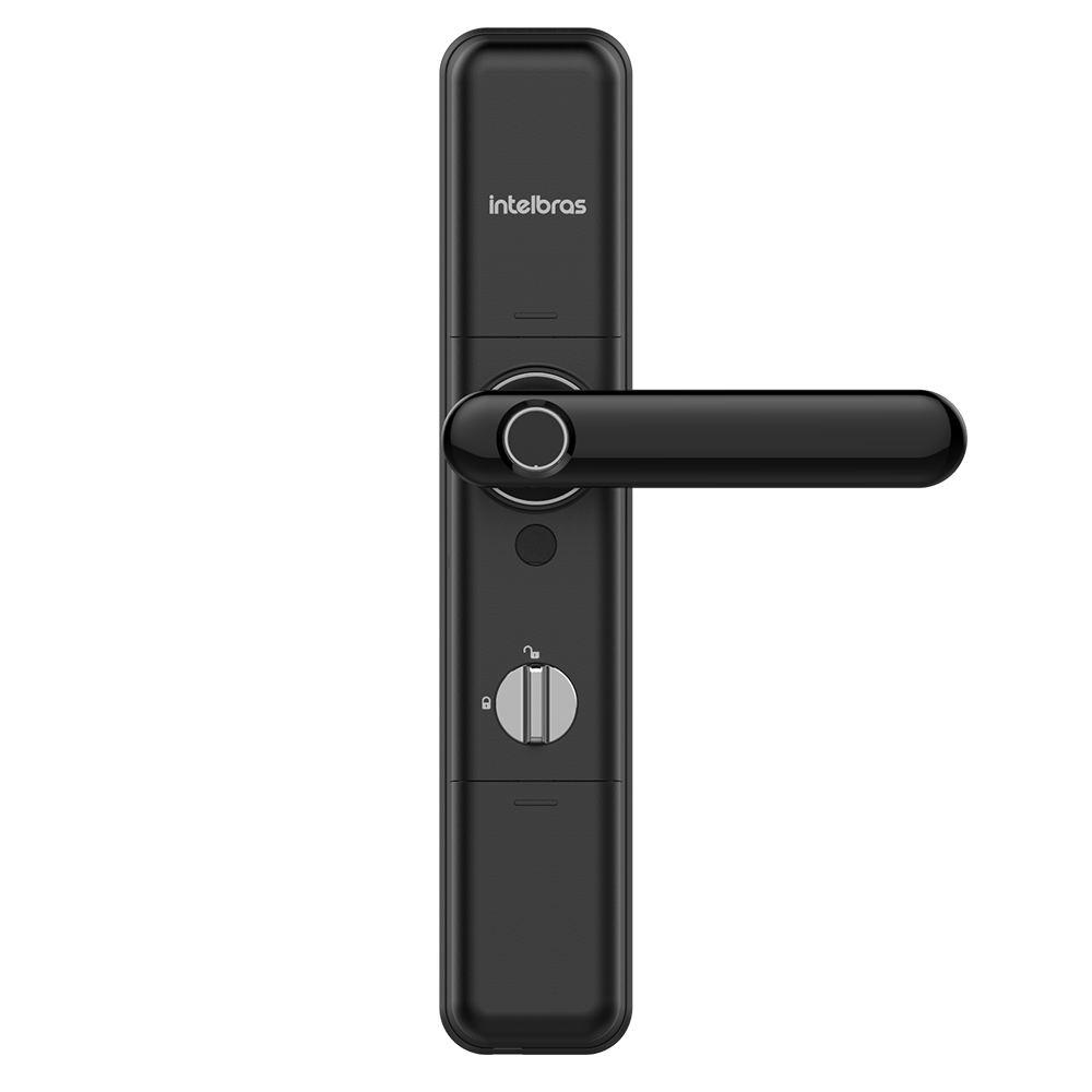 Fechadura Smart Intelbras com Maçaneta Preta MFR 7000 - Imagem 2