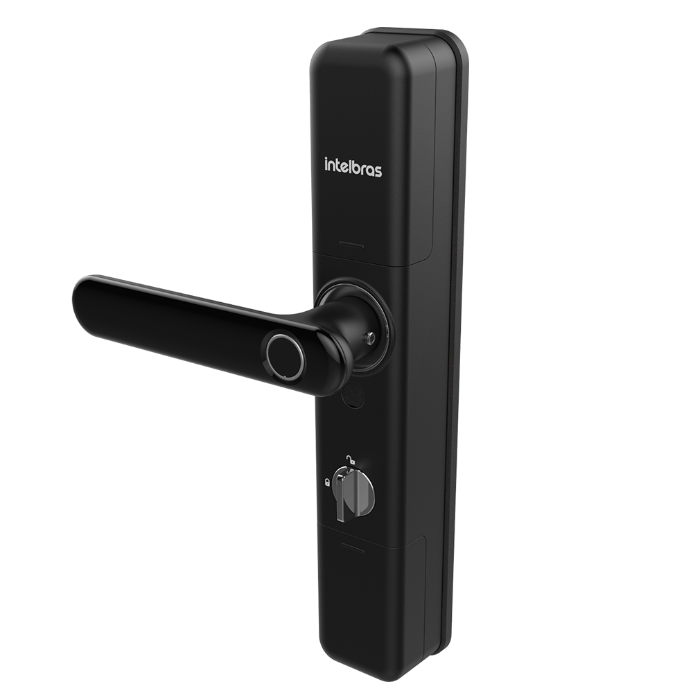 Fechadura Smart Intelbras com Maçaneta Preta MFR 7000 - Imagem 3