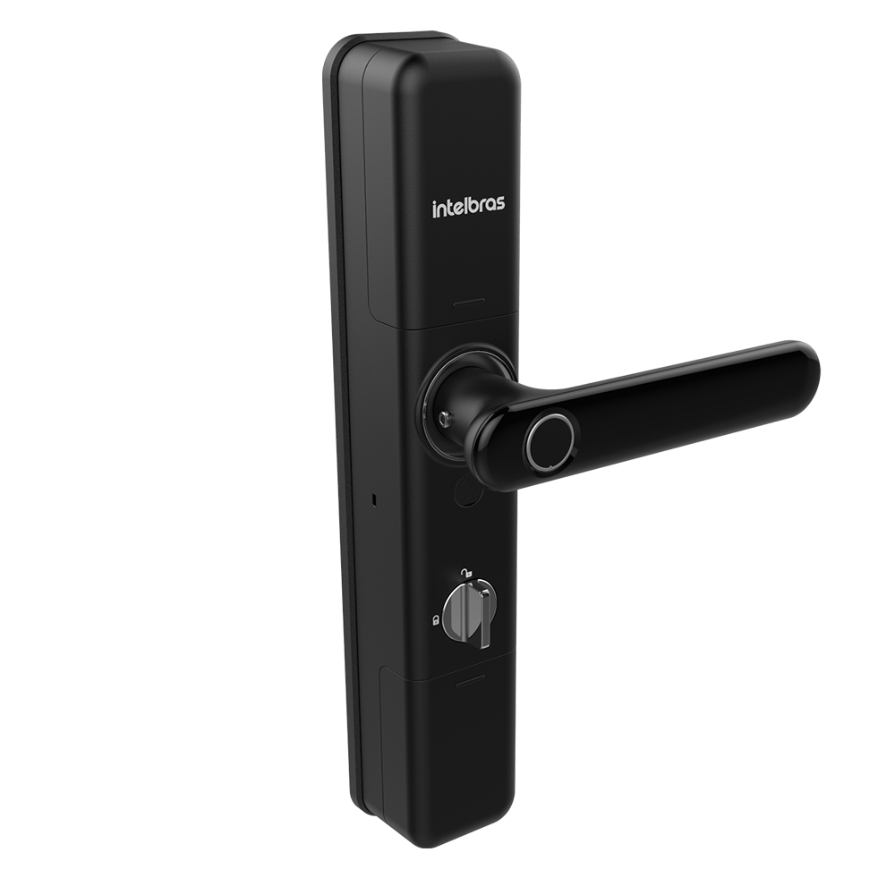 Fechadura Smart Intelbras com Maçaneta Preta MFR 7000 - Imagem 5