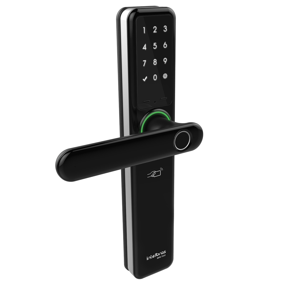 Fechadura Smart Intelbras com Maçaneta Preta MFR 7000 - Imagem 7