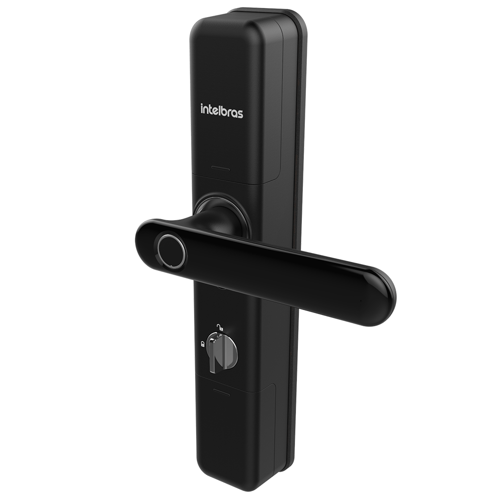 Fechadura Smart Intelbras com Maçaneta Preta MFR 7000 - Imagem 8