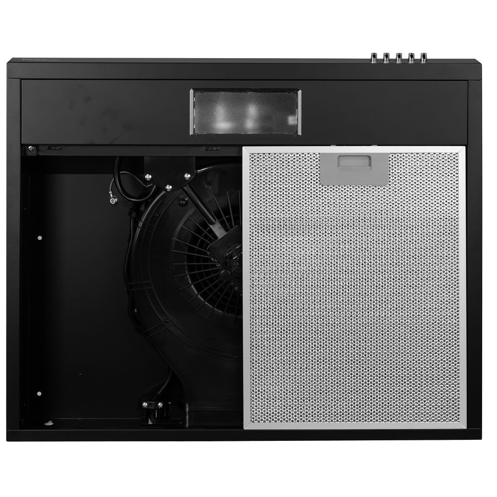 Depurador de Ar Philco Slim 60cm Preto PDR60P – 127 Volts - Imagem 5