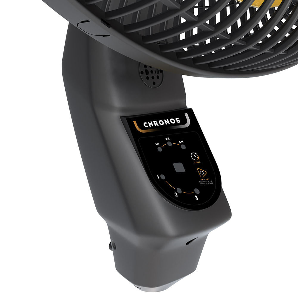 Ventilador De Coluna Mallory Chronos Preto E Dourado 40cm – 220 Volts - Imagem 8