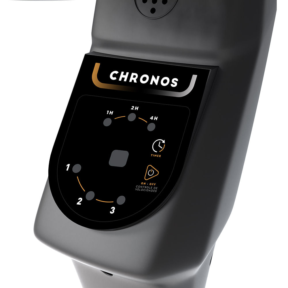Ventilador De Coluna Mallory Chronos Preto E Grafite – 220 Volts - Imagem 4