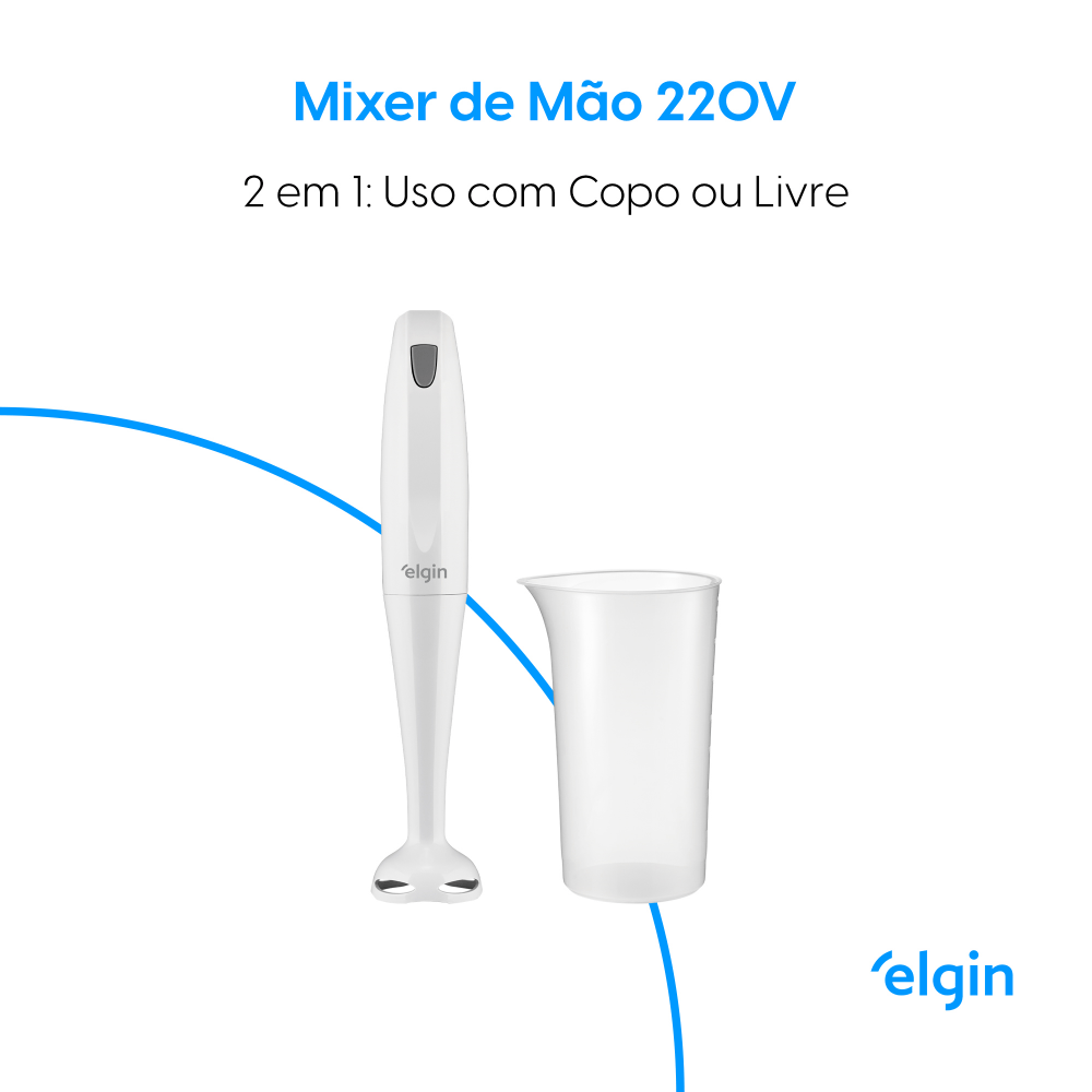 Mixer de Mão Elgin 200W Branco – 220 Volts - Imagem 2