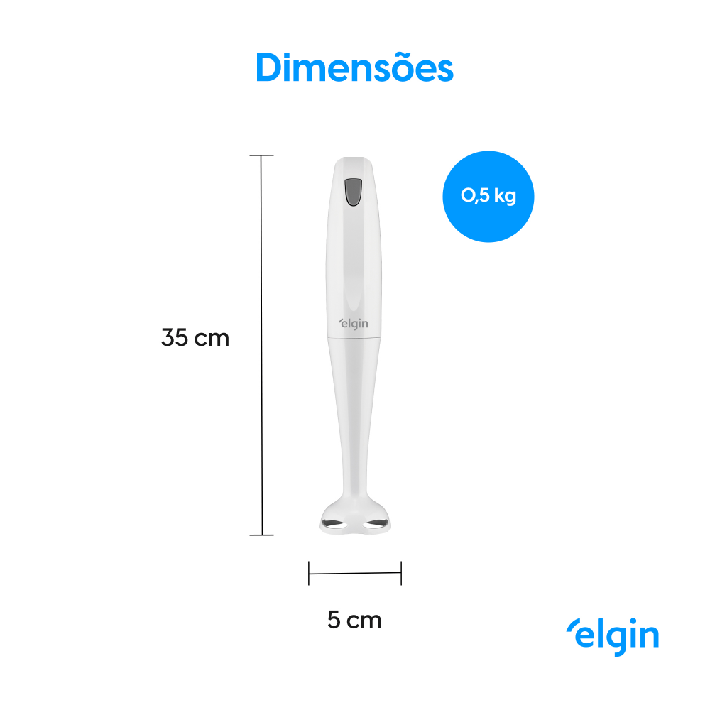 Mixer de Mão Elgin 200W Branco – 220 Volts - Imagem 3