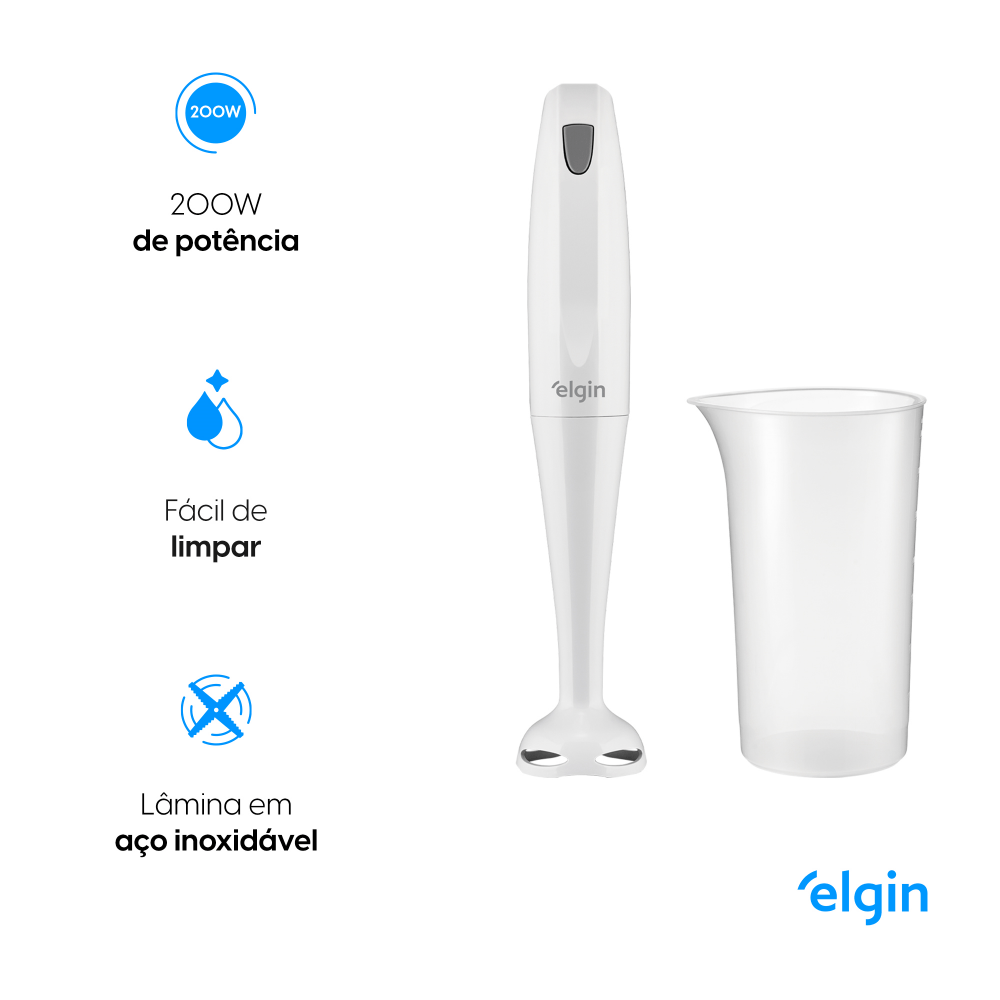 Mixer de Mão Elgin 200W Branco – 220 Volts - Imagem 4