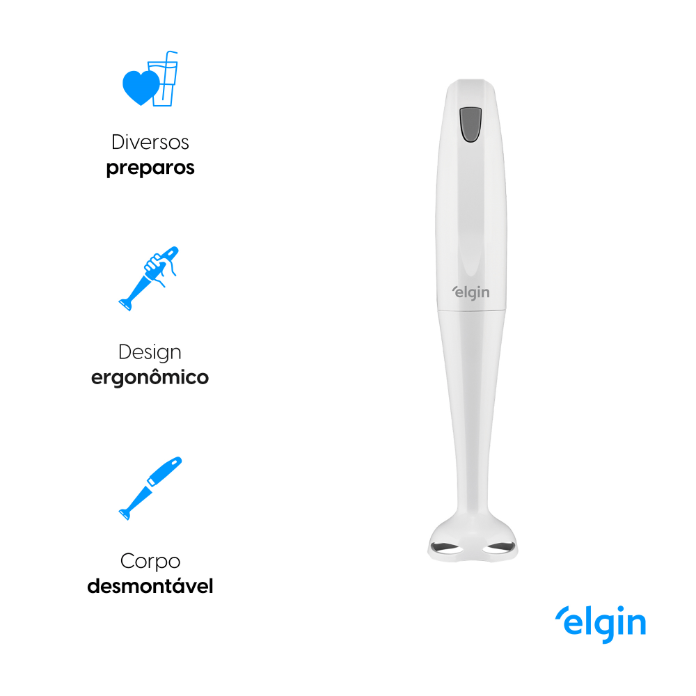 Mixer de Mão Elgin 200W Branco – 220 Volts - Imagem 5