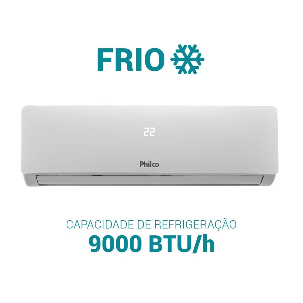 Ar Condicionado Split Hi Wall Philco 9000 BTU/h Frio PAC9FI – 220 Volts - Imagem 7