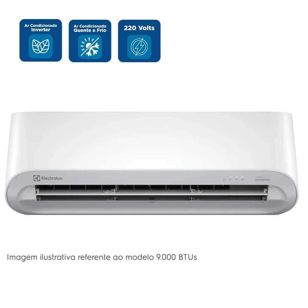 Ar Condicionado Split Hi Wall Inverter Electrolux Color Adapt Wi-fi 24000 BTU/h Quente e Frio YI24R – 220 Volts - Imagem 2