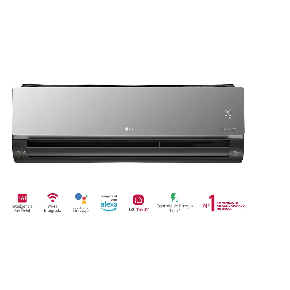 Ar Condicionado Split Inverter 24.000 Btus LG Quente e Frio Artcool S3-W24K2R7A - 220 Volts - Imagem 4