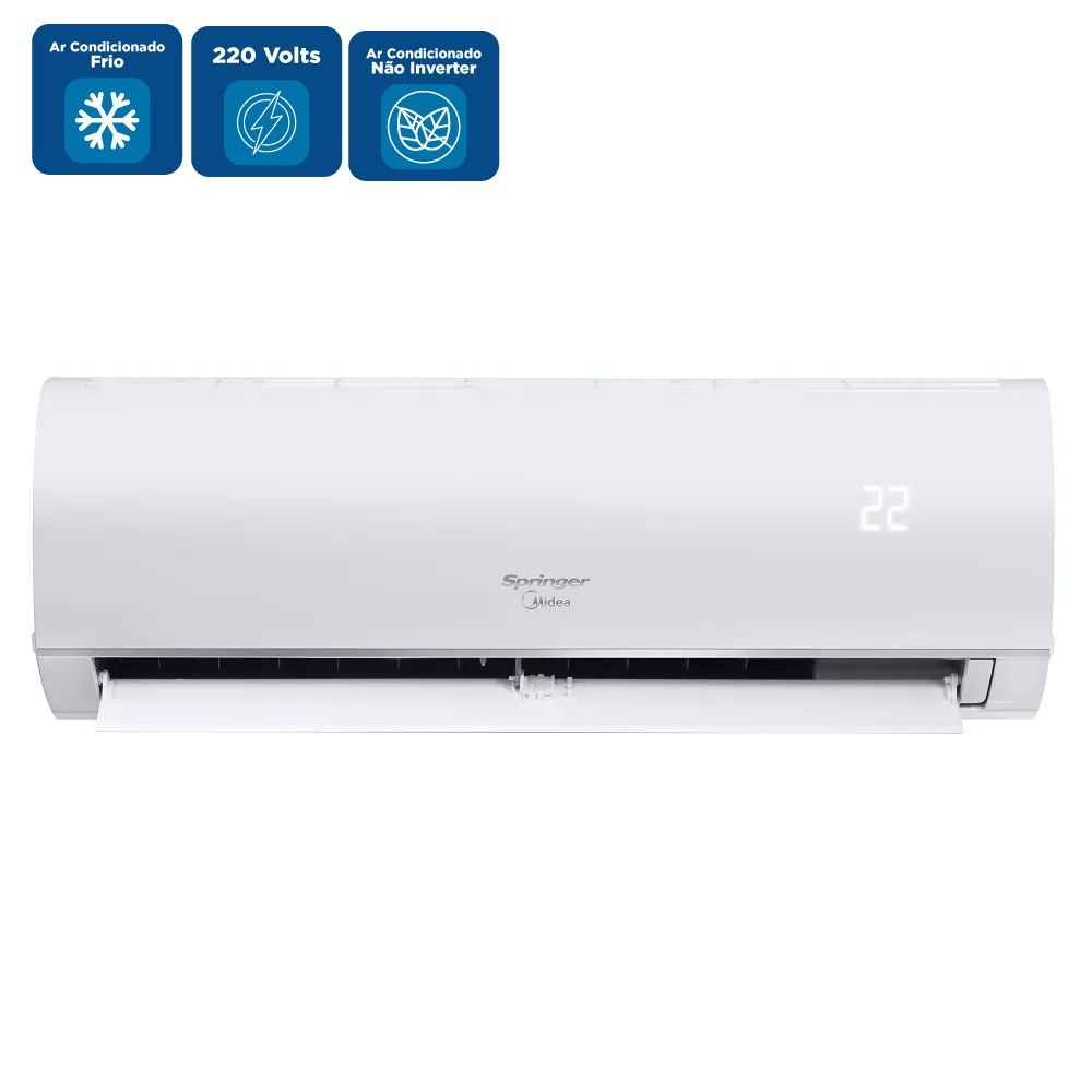 Ar Condicionado Split Springer Midea 22.000 Btus AirVolution Frio 220 Volts 42AFFCI22S5 - Imagem 2