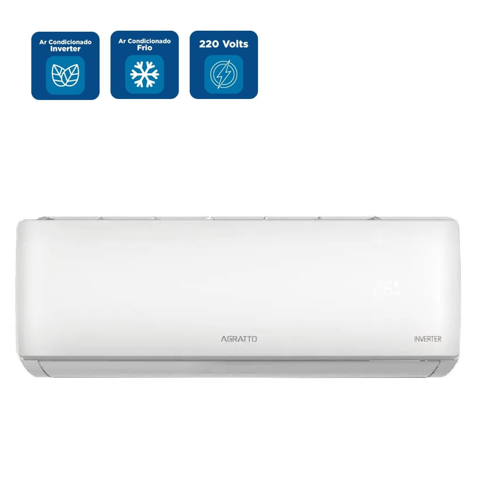 Ar Condicionado Split Hi Wall Inverter Agratto Liv Top 30000 BTU/h Frio LCST30F-02I - 220 Volts - Imagem 2