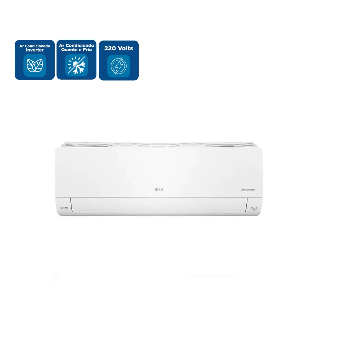 Ar Condicionado Split Hi Wall R32 LG Dual Inverter Voice +AI 12000 BTU/h Quente e Frio S3-W12JA31A – 220 Volts - Imagem 2