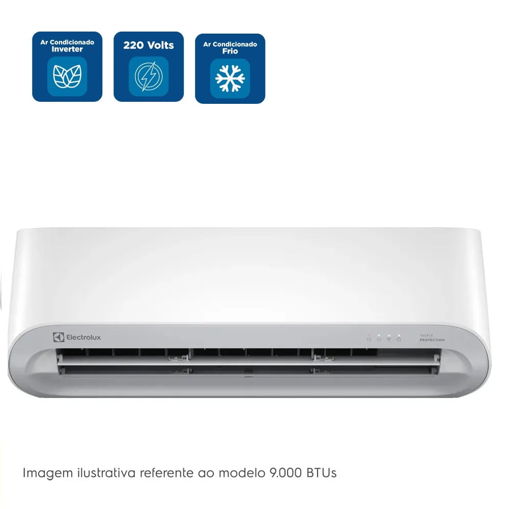 Ar Condicionado Split Hi Wall Inverter Electrolux Color Adapt Wi-fi 24000 BTU/h Frio YI24F – 220 Volts - Imagem 2