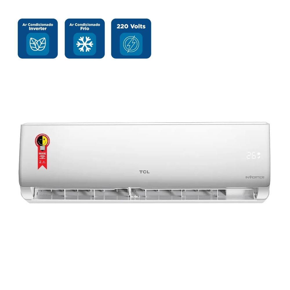 Ar Condicionado Split Hi Wall Inverter TCL 12000 BTU/h Frio TAC-12CSA1-INV – 220 Volts - Imagem 2