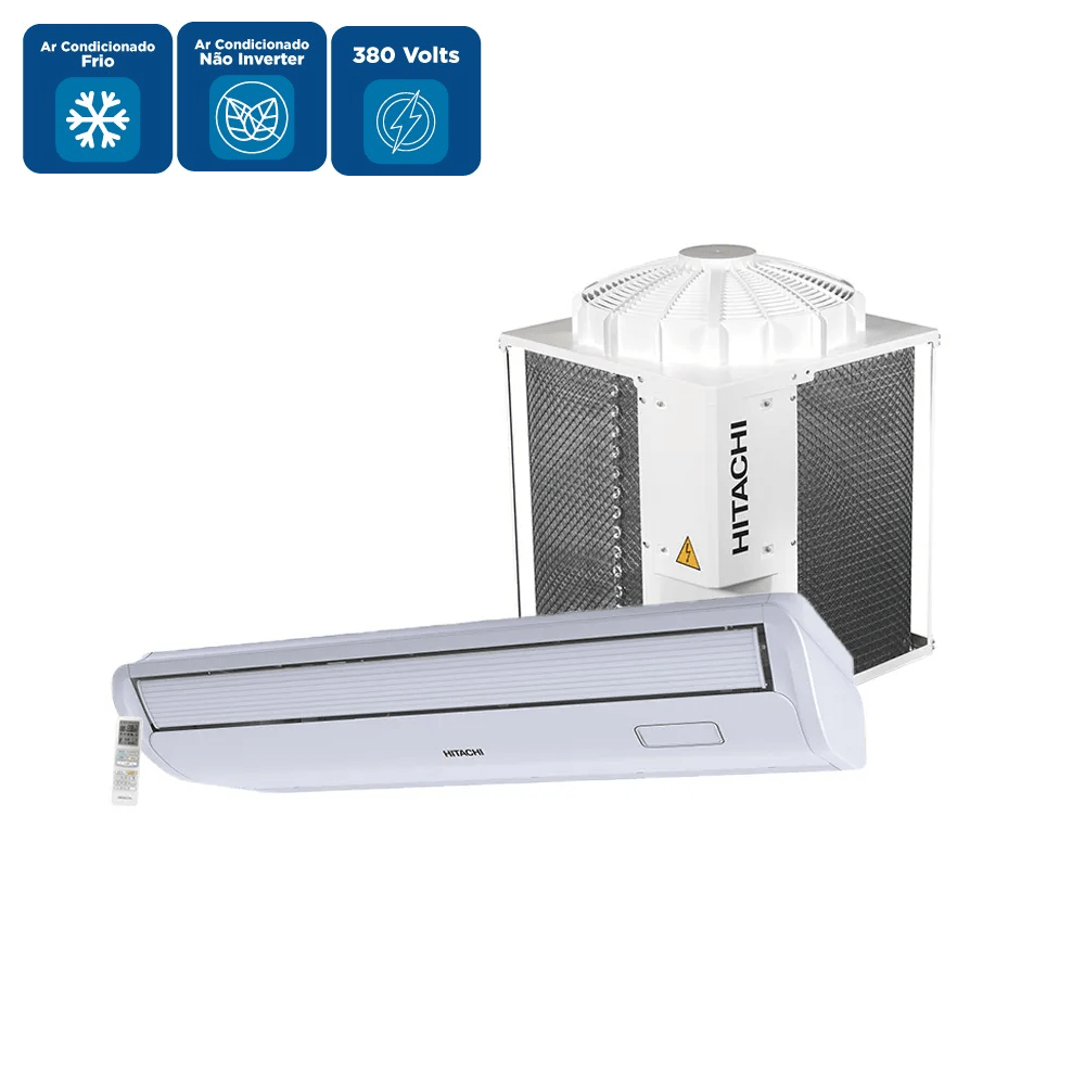 Ar Condicionado Split Piso Teto Hitachi AirCore 500 58000 BTU/h Frio Trifásico SPC60I7F – 380 Volts - Imagem 2