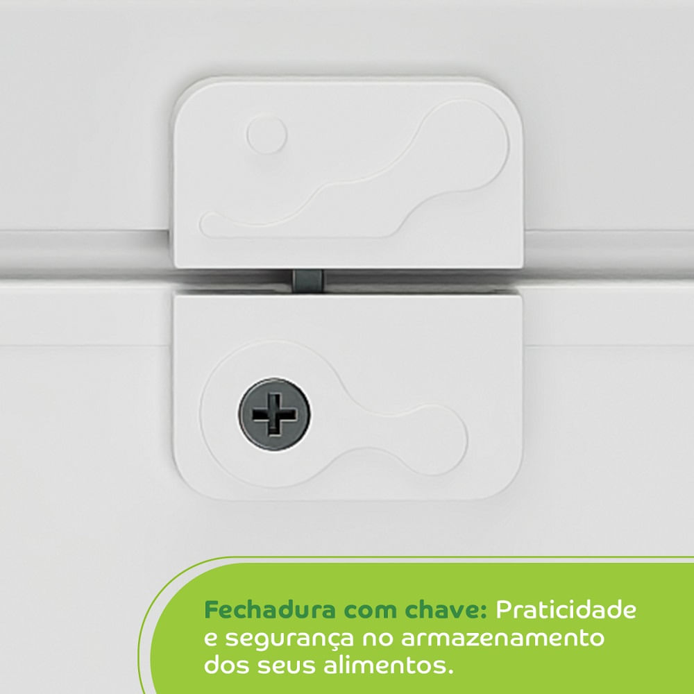 Freezer Horizontal Consul 142 Litros Branco CHA14AB – 127 Volts - Imagem 15