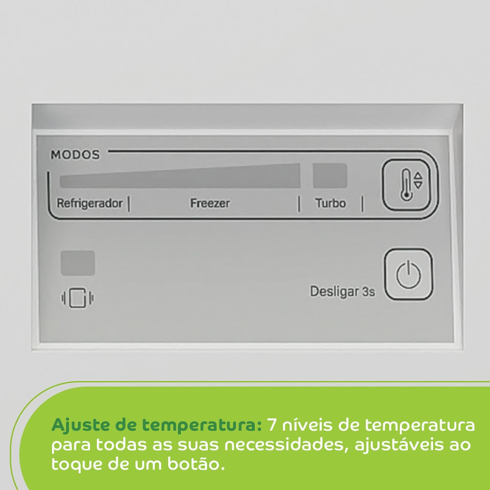 Freezer Horizontal Consul 142 Litros Branco CHA14AB – 220 Volts - Imagem 11
