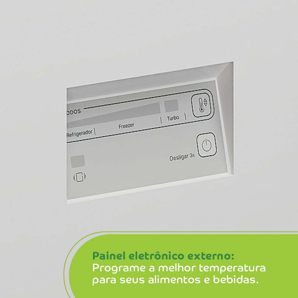 Freezer Horizontal Consul 142 Litros Branco CHA14AB – 220 Volts - Imagem 13