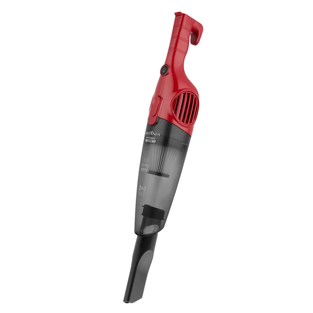 Aspirador de Pó Britânia com Filtro 2 em 1 Vertical Vermelho BAS1290V – 127 Volts - Imagem 10