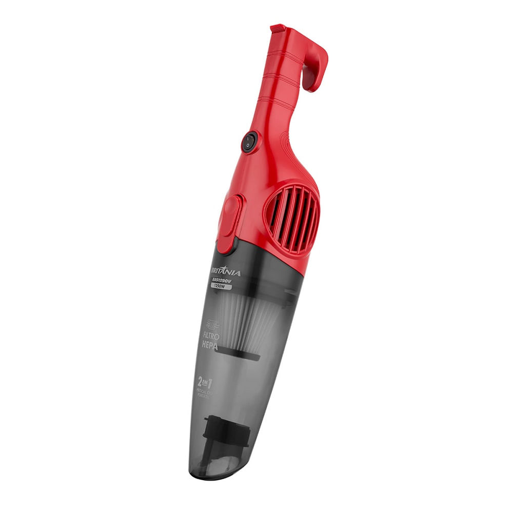 Aspirador de Pó Britânia com Filtro 2 em 1 Vertical Vermelho BAS1290 – 220 Volts - Imagem 6