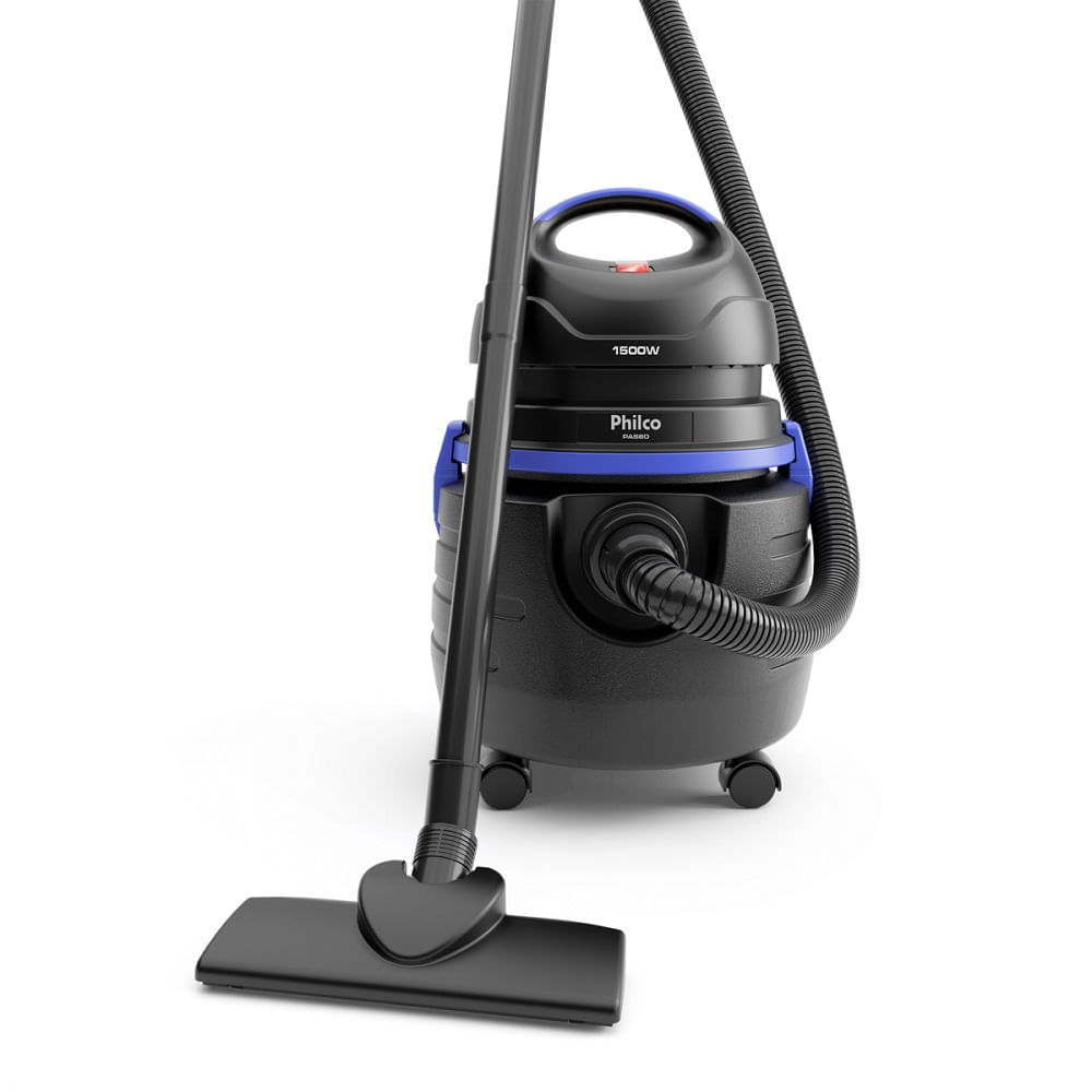 Aspirador de Água e Pó Philco 20 Litros Preto e Azul PAS80 – 127 Volts - Imagem 8